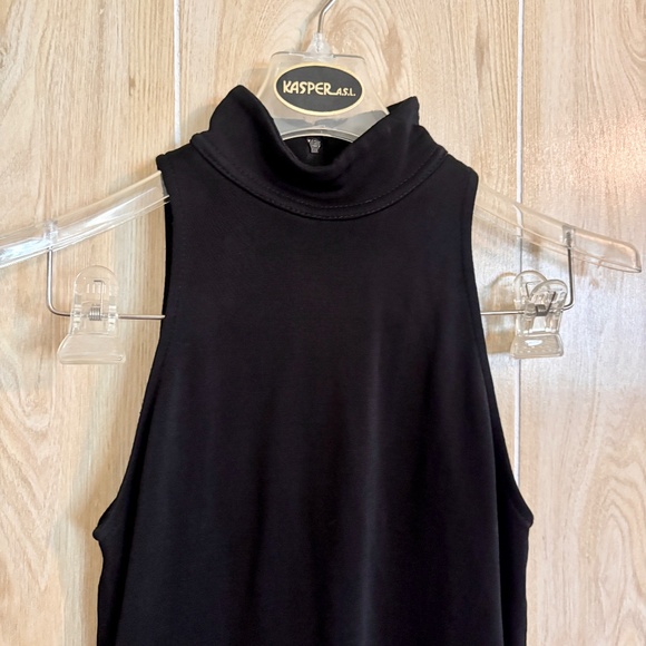 Vintage Women's XSmall Rhinestone Chain Belt Sleeveless Mick Neck Mini Dress - Picture 10 of 11